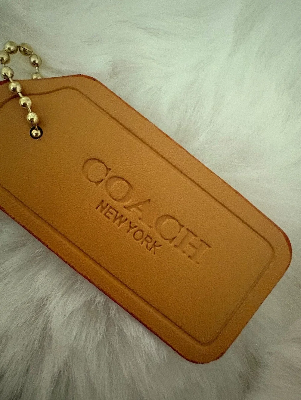 COACH Gold-Tone Zip Pull Accessory - Gold